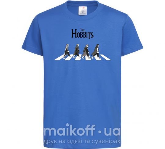 Дитяча футболка The Hobbits art Яскраво-синій фото