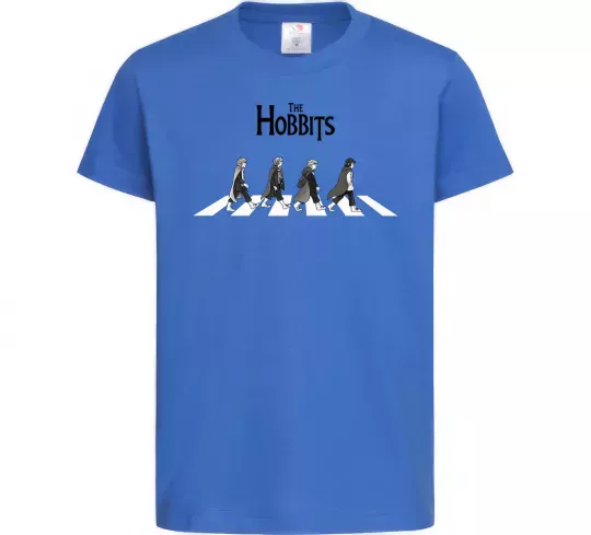 Дитяча футболка The Hobbits art Яскраво-синій фото