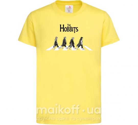 Дитяча футболка The Hobbits art Лимонний фото