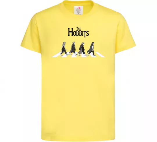 Дитяча футболка The Hobbits art Лимонний фото