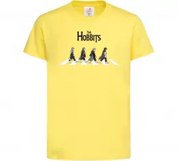 Детская футболка The Hobbits art Лимонный фото