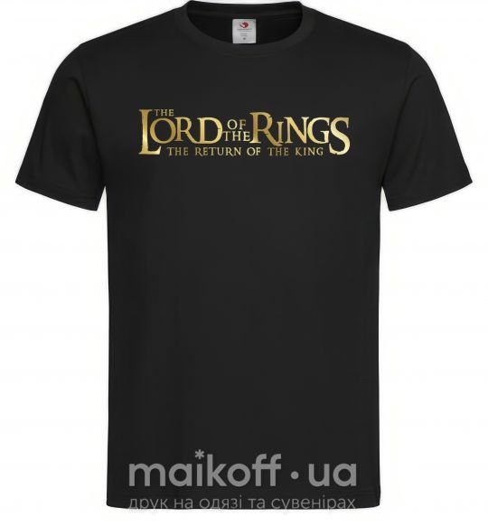 Мужская футболка The Lord of the Rings logo Черный фото