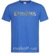 Мужская футболка The Lord of the Rings logo Ярко-синий фото