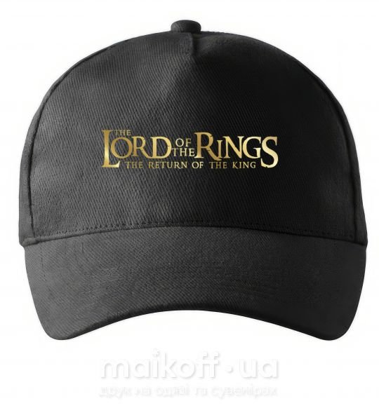 Кепка The Lord of the Rings logo Чорний фото