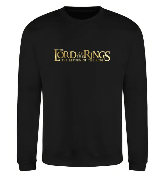 Свитшот The Lord of the Rings logo Черный фото