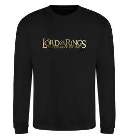 Світшот The Lord of the Rings logo Чорний фото