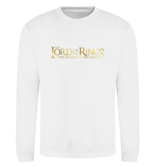 Свитшот The Lord of the Rings logo Белый фото