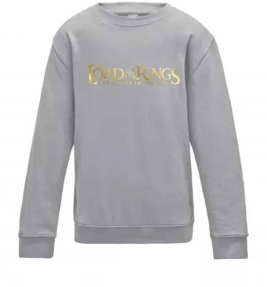 Дитячий світшот The Lord of the Rings logo Сірий меланж фото