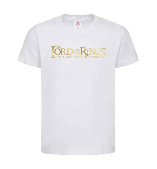 Детская футболка The Lord of the Rings logo Белый фото