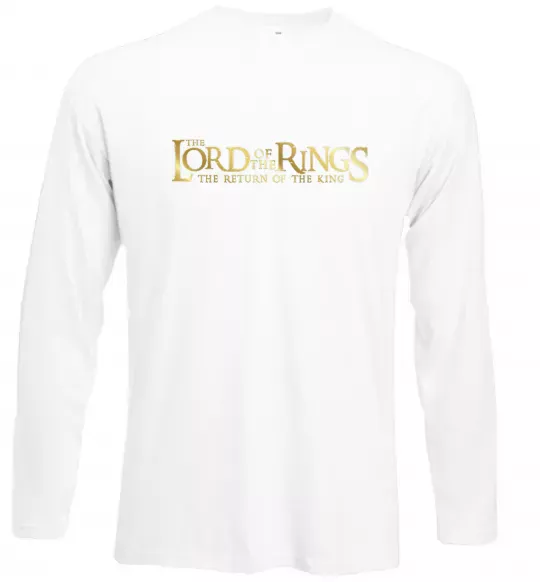 Лонгслів The Lord of the Rings logo Білий фото