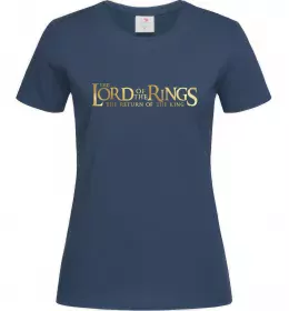 Женская футболка Володар перстнів арт Черный фото