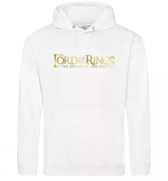 Жіноча толстовка (худі) The Lord of the Rings logo Білий фото