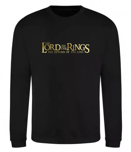 Свитшот The Lord of the Rings logo Черный фото