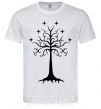 Чоловіча футболка Властелин колец дерево Білий фото