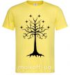 Мужская футболка Властелин колец дерево Лимонный фото