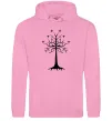 Жіноча толстовка (худі) Володар перстнів дерево Рожевий фото