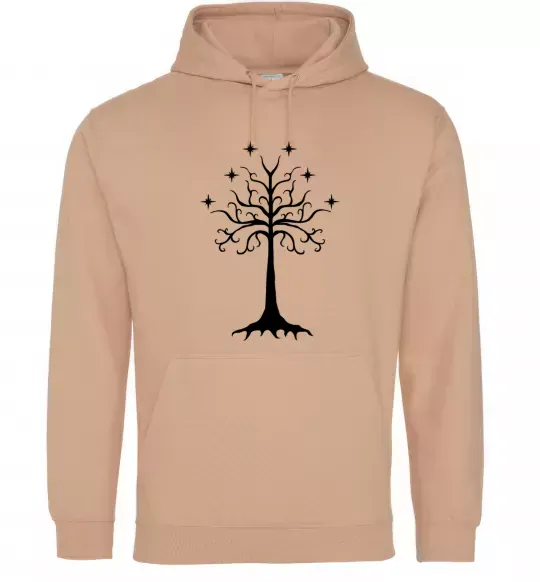 Женская толстовка (худи) Володар перстнів дерево Песочный фото