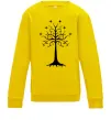 Детский Свитшот Володар перстнів дерево Солнечно желтый фото