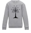 Детский Свитшот Володар перстнів дерево Серый меланж фото