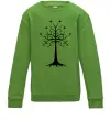 Детский Свитшот Володар перстнів дерево Лаймовый фото