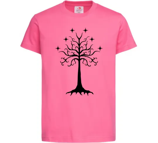 Детская футболка Володар перстнів дерево Ярко-розовый фото