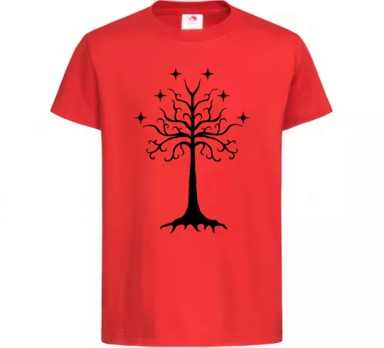 Детская футболка Володар перстнів дерево Красный фото