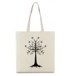 Эко-сумка Володар перстнів дерево Бежевый фото