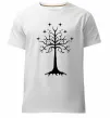 Мужская премиум футболка Володар перстнів дерево Белый фото