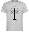 Чоловіча футболка Володар перстнів дерево Сірий фото
