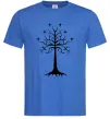 Чоловіча футболка Володар перстнів дерево Яскраво-синій фото