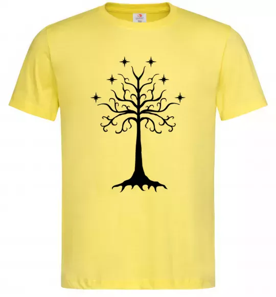 Чоловіча футболка Володар перстнів дерево Лимонний фото