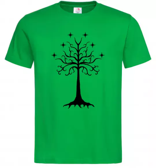 Чоловіча футболка Володар перстнів дерево Зелений фото