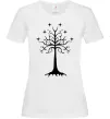 Жіноча футболка Володар перстнів дерево Білий фото