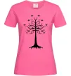 Жіноча футболка Володар перстнів дерево Яскраво-рожевий фото