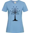 Жіноча футболка Володар перстнів дерево Блакитний фото