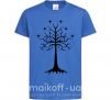 Детская футболка Властелин колец дерево Ярко-синий фото