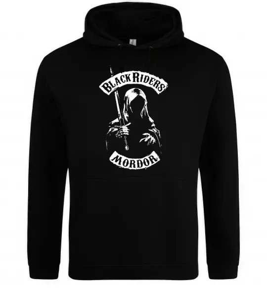 Женская толстовка (худи) Black riders Mordor Черный фото