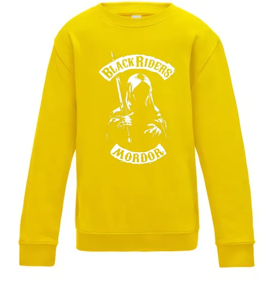 Дитячий світшот Black riders Mordor Сонячно жовтий фото