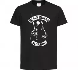 Детская футболка Black riders Mordor Черный фото