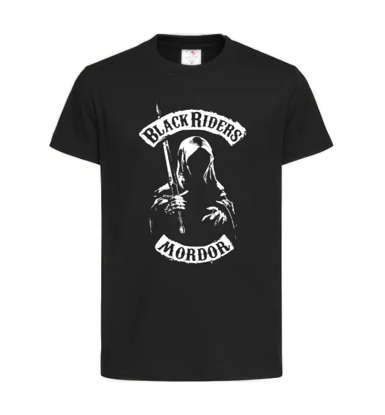 Дитяча футболка Black riders Mordor Чорний фото