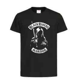 Детская футболка Black riders Mordor Черный фото