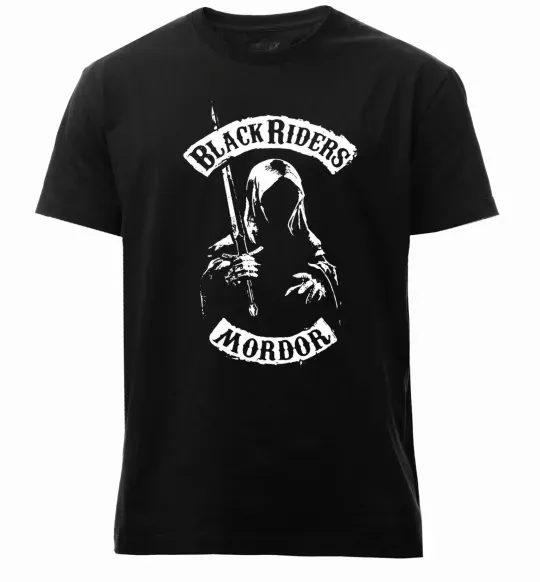 Чоловіча преміум футболка Black riders Mordor Чорний фото