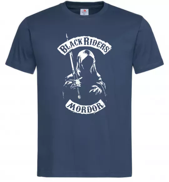 Чоловіча футболка Black riders Mordor Темно-синій фото