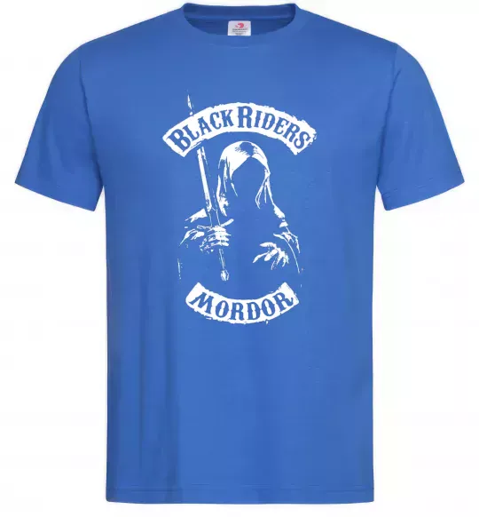 Чоловіча футболка Black riders Mordor Яскраво-синій фото