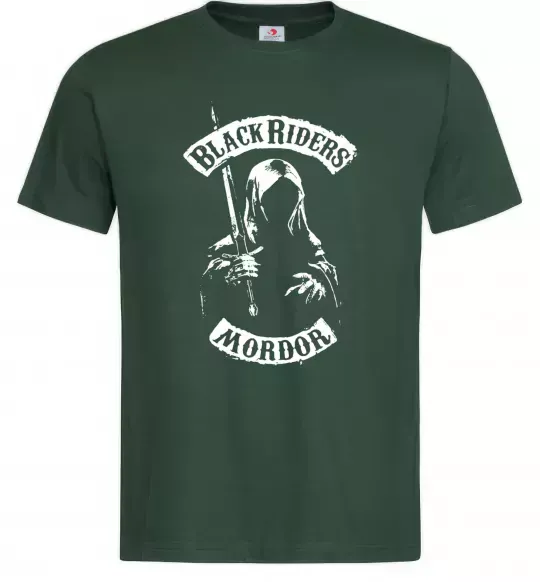 Чоловіча футболка Black riders Mordor Темно-зелений фото