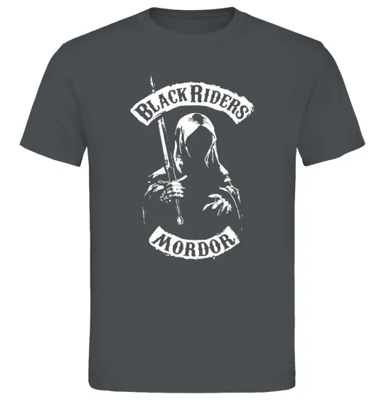 Чоловіча футболка Black riders Mordor Графіт фото