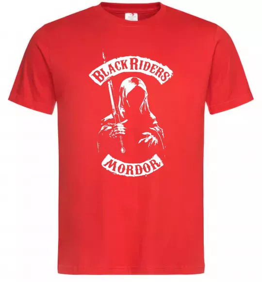 Чоловіча футболка Black riders Mordor Червоний фото