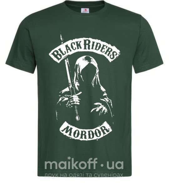Мужская футболка Black riders Mordor Темно-зеленый фото