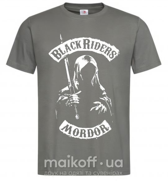 Чоловіча футболка Black riders Mordor Графіт фото