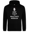 Чоловіча толстовка (худі) Keep calm and walk into Mordor Чорний фото